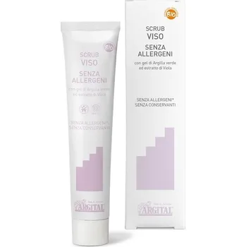 Pleťová maska Argital Hypoalergenní scrub a pleťová maska s violkou, 75 ml