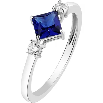 Prsten Stříbrný prsten se zirkony - čtverec - AP531-4729