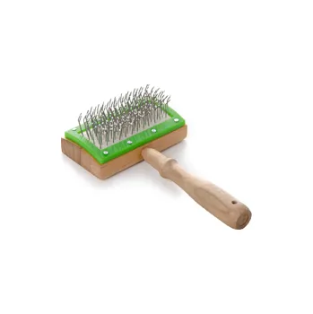 Kartáč pro zvířata JK Animals hrubý kartáč s kuličkami 16x9 cm