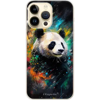 Pouzdro na mobilní telefon Odolné silikonové pouzdro iSaprio - Abstract Panda - iPhone 14 Pro Max