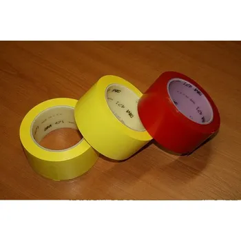 Lepicí páska Lajny - vinylová páska lepící (žlutá, bílá, červená, modrá) pro podlahové značení Bílá