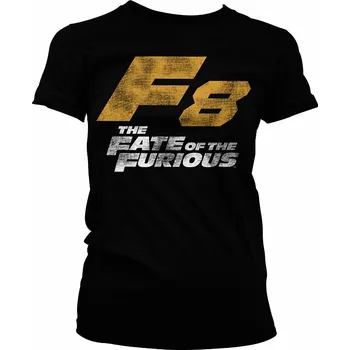 Dámské tričko Fast & Furious tričko, F8 Distressed Logo Girly, dámské XL