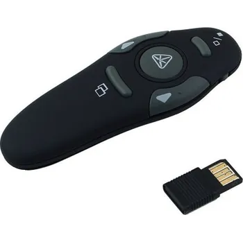 Měřící laser Prezentač, ovladač, červený laser s mikro přijímačem