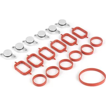 Těsnění motoru Záslepky vířivých klapek sání 22mm pro BMW M47 M57 E39 E38 E46 E90 E91 E87 E83 E60 E61 E53 E70 E71 E65 včetně těsnění