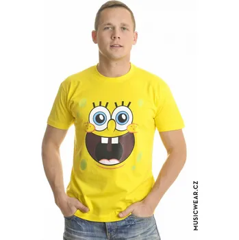 Pánské tričko SpongeBob Squarepants tričko, Sponge Happy Face, pánské XL