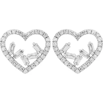 Náušnice Briliantové náušnice z bílého zlata FE8667