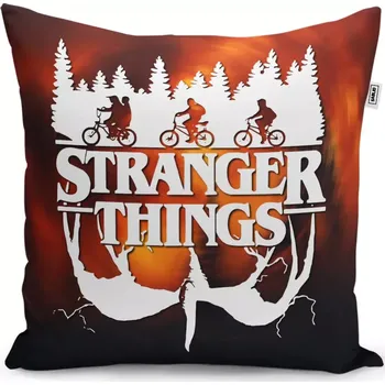 Polštář Dekorační polštář Stranger Things Glow - Sablio - 40x40 cm
