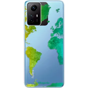 Pouzdro na mobilní telefon Odolné silikonové pouzdro iSaprio - Cold Map - Xiaomi Redmi Note 12S