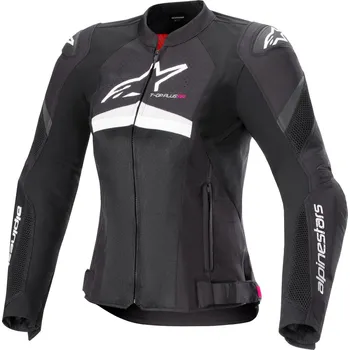 Moto bunda Bunda STELLA T-GP PLUS R 4 AIRFLOW, ALPINESTARS, dámská (černá/bílá) 2026 (Velikost: S)