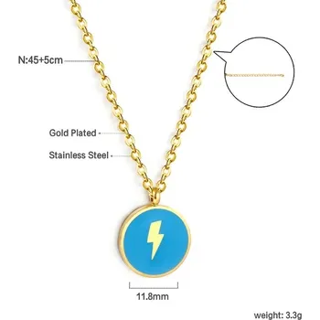 Náhrdelník Roztomilý dívčí náhrdelník z nerezové oceli - NE2B400KG