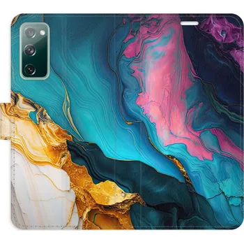 Pouzdro na mobilní telefon Flipové pouzdro iSaprio - Color Marble 31 - Samsung Galaxy S20 FE