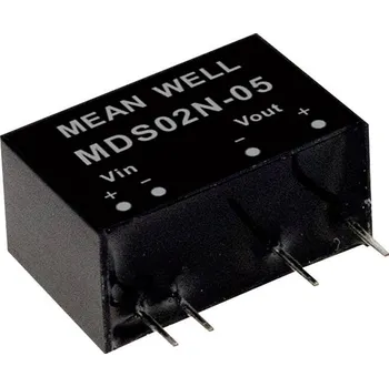 Měnič napětí MEAN WELL MDS02N-05 DC/DC měnič napětí, modul 400 mA 2 W Počet výstupů: 1 x Obsah 1 ks