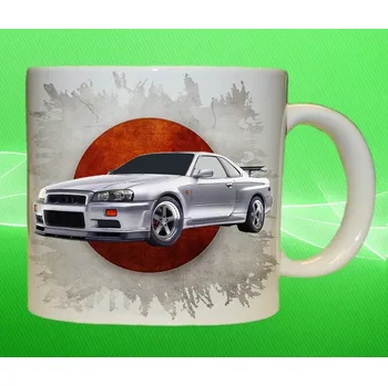 hrnek s Nissan Skyline GTR 75ml (hrneček s osobním autem Nissan )