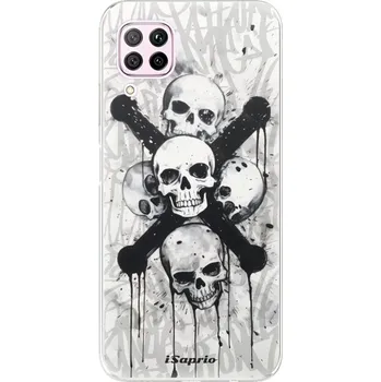 Pouzdro na mobilní telefon Odolné silikonové pouzdro iSaprio - SkullX - Huawei P40 Lite