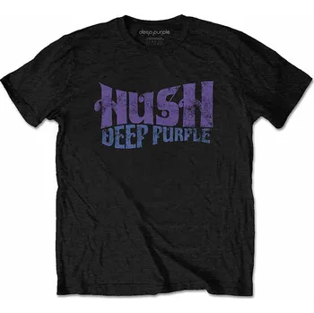 Pánské tričko Deep Purple tričko, Hush Black, pánské S