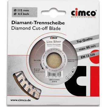 Řezný kotouč CIMCO Diamantový řezný kotouč na zdivo - 125 mm 208720