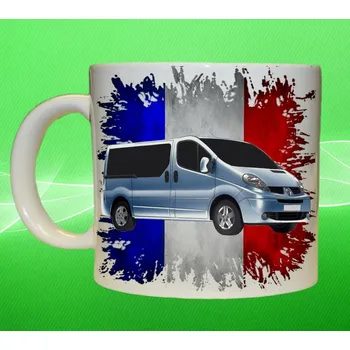 hrnek Renault Traffic 330ml (hrneček s osobním autem RENAULT)