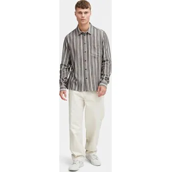 Pánská košile Solid Košile 21108155 Modrá Regular Fit XXL