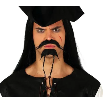 Ptákoviny CB Knír a bradka s korálky