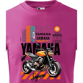 Chlapecké tričko Dětské triko Yamaha, Barva Purpurová, Velikost 158 cm/12 roků, Canvas Dětské tričko Bezvatriko.cz 2371