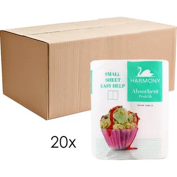 Papírová utěrka Papírové kuchyňské utěrky 2-vrstvé (2 role) 10 balení = 20 rolí