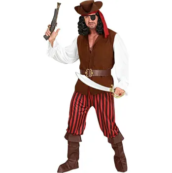 Karnevalový kostým Pánský luxusní kostým pirát - M