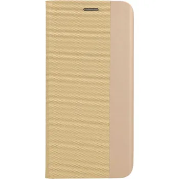 Pouzdro na mobilní telefon Pouzdro Samsung A14 Sensitive Book knížkové zlaté (kryt neboli obal na Samsung A14)