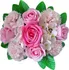Mýdlová kytice v kočáru 6740 20 x 16 x 16 cm růžová