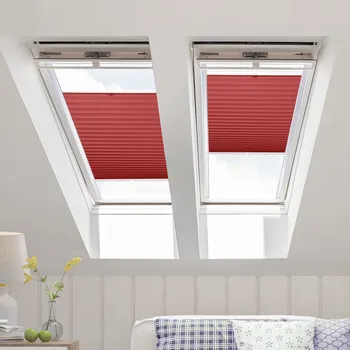 Roleta FOA Plisé roleta na střešní okna Neprůhledná, Červená, P 10794P , 20 x 110 cm