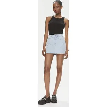 Calvin Klein Jeans Top Variegated J20J223104 Černá Slim Fit XS