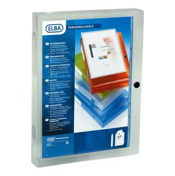 Archivační box Elba, Box na dokumenty Polyvision, PP, A4+, transparentní