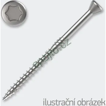 Spojovací materiál motoru Terasový vrut 5x 45 balení 100 ks Nerez AISI (Podlahový vrut)