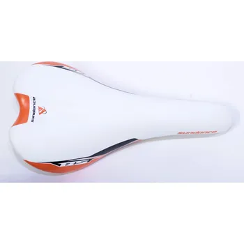 Sedlo na kolo Sedlo Velo , barva bílo - oranžová