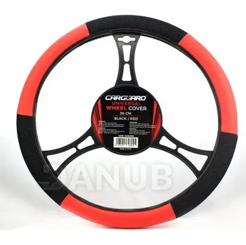 Potah na volant - 38 cm - HVA003 - Červená / Černá