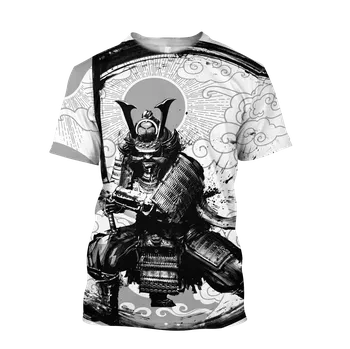 Pánské tričko Tričko tatoo unisex s potiskem samuraj Velikost: 3XS, Barva (Varianta): tričko 6