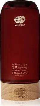 Šampon Whamisa Organic Seeds Shampoo přírodní bylinný šampon pro mastnou pokožku hlavy 510 ml