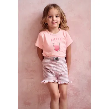 Dívčí pyžamo Taro pyžamo dívčí Frankie 3150 - morela, 122 (Dívčí pyžamo Taro)