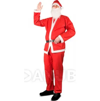 Vánoční stromek Sada mikulášského kostýmu - kalhoty, kabát, čepice, brada, opasek