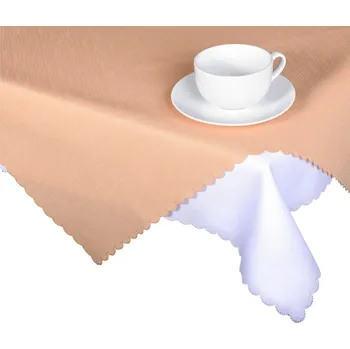 ubrus Ubrus s nešpinivou úpravou, Jednobarevný Deštík, lososový