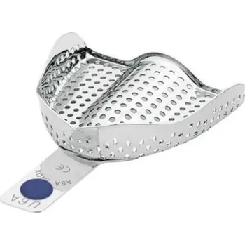 Příbor Otiskovací lžíce ASA na horní ozubenou čelist 2801-U4 vel. M (modrá) na horní čelist