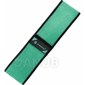 Skříň na sportovní potřeby Fitness guma na cvičení Hip Band - L - 2x43 cm - zelená