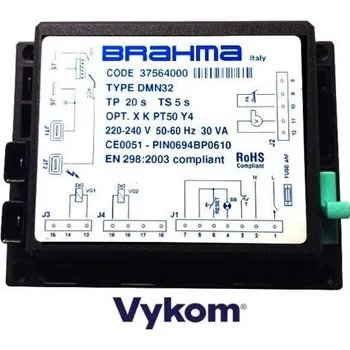 Příslušenství ke kotli Řídící a zapalovací automatika Brahma DMN 32, Tp 20s, Ts 5s (37565010)