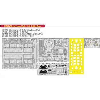 Plastikový model Eduard 1/48 Hurricane Mk.IIc (HBB)