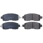 DENCKERMANN Sada brzdových destiček, kotoučová brzda B111453