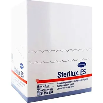 Kompres Sterilux ES 5 x 5 cm gáza sterilní (25 x 2 ks)