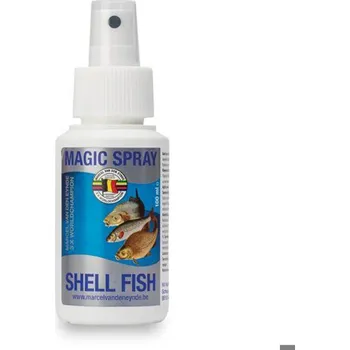 Návnadové aroma MVDE posilovač ve spreji Magic spray Shell Fish 100ml