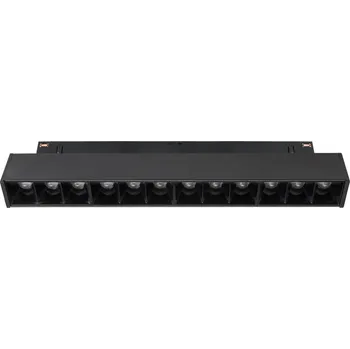 LED lišta Lištové magnetické svítidlo Grid S 12W 930 UGR19 48V černé