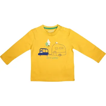 TRIČKO LOSAN S KARAVANEM, MUSTARD Velikost: 74