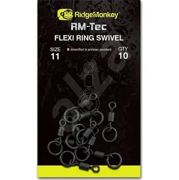 RidgeMonkey Obratlík s kroužkem Flexi Ring Swivel Varianta: Vel. 8