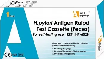 Diagnostický test Hangzhou Alltest Biotech H.pylori Antigen Raipd Test Cassette Feces 1 ks
